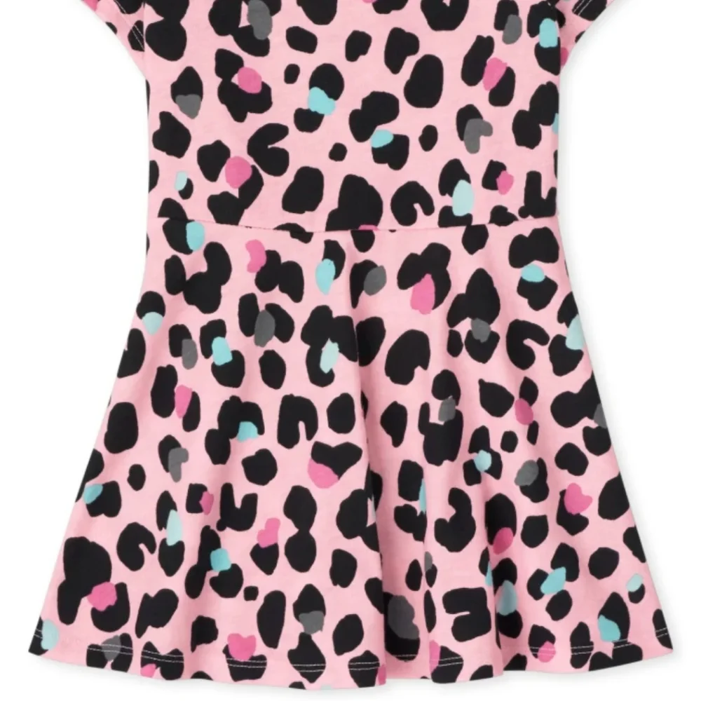 NWT Children's Place Pink Leopard Dress